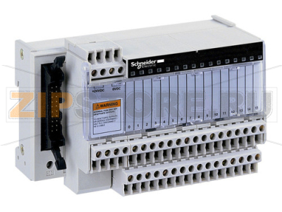 Модуль ввода/вывода с клемнным блоком 24 В, 16 каналов Schneider Electric ABE7H16R21 