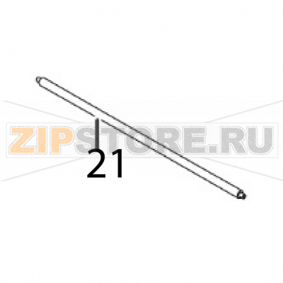 Ribbon shaft B Sato CT412LX TT Ribbon shaft B Sato CT412LX TTЗапчасть на деталировке под номером: 21Название запчасти на английском языке: Ribbon shaft B Sato CT412LX TT.