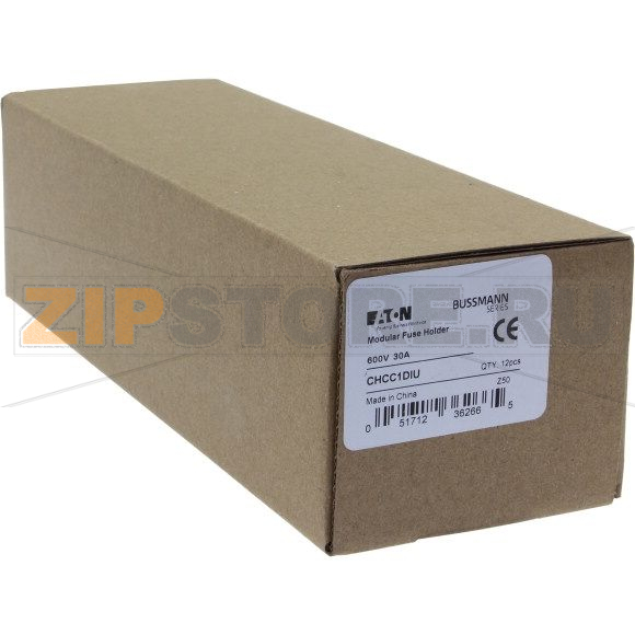 Держатель предохранителя, 30 A, AC 600 В, 10x38 мм, CC, 1P, UL Eaton 1P 10X38MFH30A 600V Class CC 