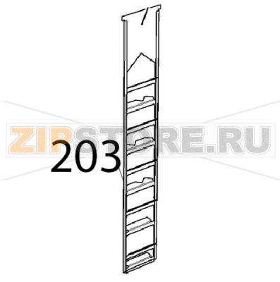 Turbolatore Unox XBC 615EG Turbolatore Unox XBC 615EGЗапчасть на деталировке под номером: 203