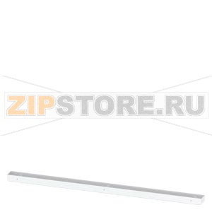 SIVACON, Roof tray rim, for cabinet side IPX1, T: 800 mm, RAL 7035 Siemens 8MF1008-2VB 