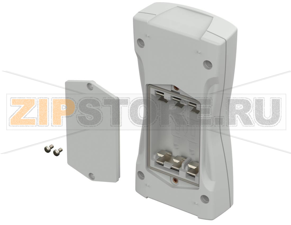 Корпус ручной с отсеком для 3 батареек типа АА, 159.4x77.9x33.5 мм, IP 40 (IP 65) Bopla BS 603 F-7035 