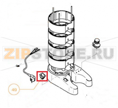 Switch Cunill Machigan        Switch Cunill MachiganЗапчасть на сборочном чертеже под номером: 49Название запчасти Cunill на итальянском языке: Switch Cunill Machigan