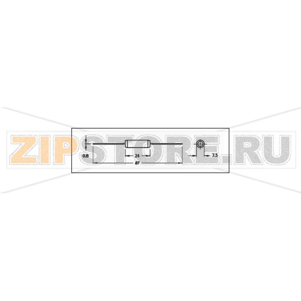 Катушка индуктивности 470 мкГн, аксиальная, освинцованная, 7.8 Ω, 1 шт Fastron MESC-471M-01 