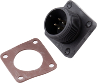 Разъем круглый 10 А, 50 В, IP67, 4 контакта Hirschmann CM 02 E 14S-2 P