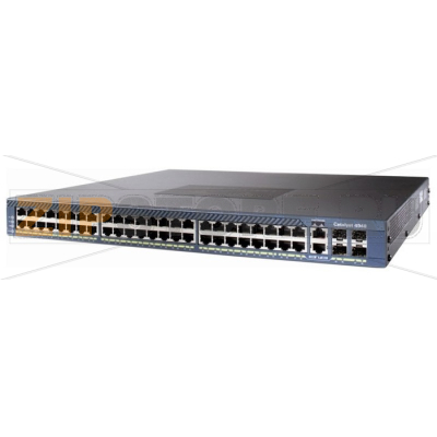 Коммутатор 48xGE, 2x10G, (X2), без БП Cisco WS-C4948-10GE 