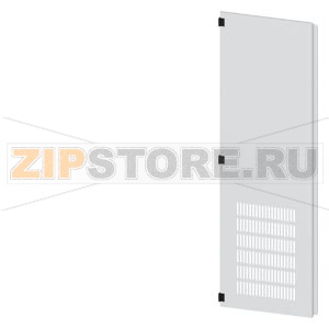 SIVACON, door half, left, with ventilation openings, IP20, H: 2000 mm, W: 600 mm, RAL 7035, Protection class 1 Siemens 8MF1060-2UT25-1BA2 