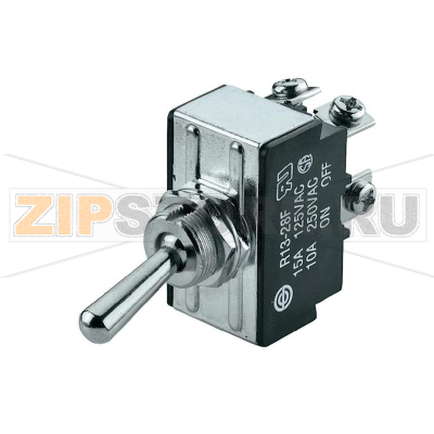 Тумблер 250 В/AC, 10 А, 1 x выкл/вкл, 1 шт SCI R13-28A-06 