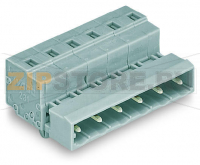 MCS MIDI Classic 1-проводная вилка; Монтажные ножки; 2,5 мм; Шаг контактов 7,5 мм; 16-пол.; 2,50 mm; серые Wago 731-616/018-000