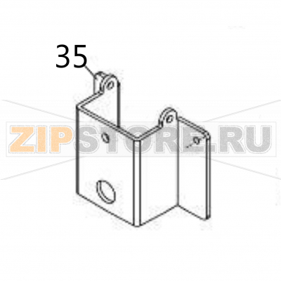 Unwind bracket Sato DR308e Unwind bracket Sato DR308eЗапчасть на деталировке под номером: 35Название запчасти на английском языке: Unwind bracket Sato DR308e.