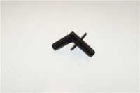 RACCORDO GOMITO D.5,6 SOLUBILI NERO