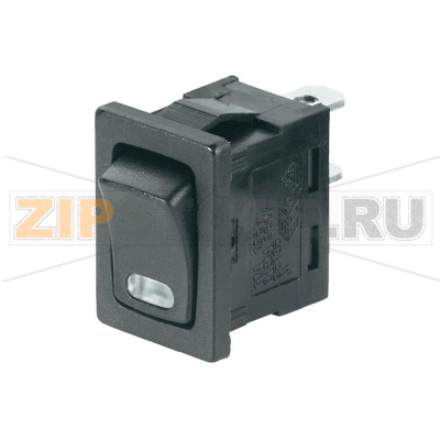 Переключатель клавишный 250 В/AC, 6 А, 1 x выкл/вкл, 1 шт SCI R13-66L-02 