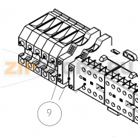 Porta fusibile WEIDMULER WSI6 1011 Imesa ES 10                               