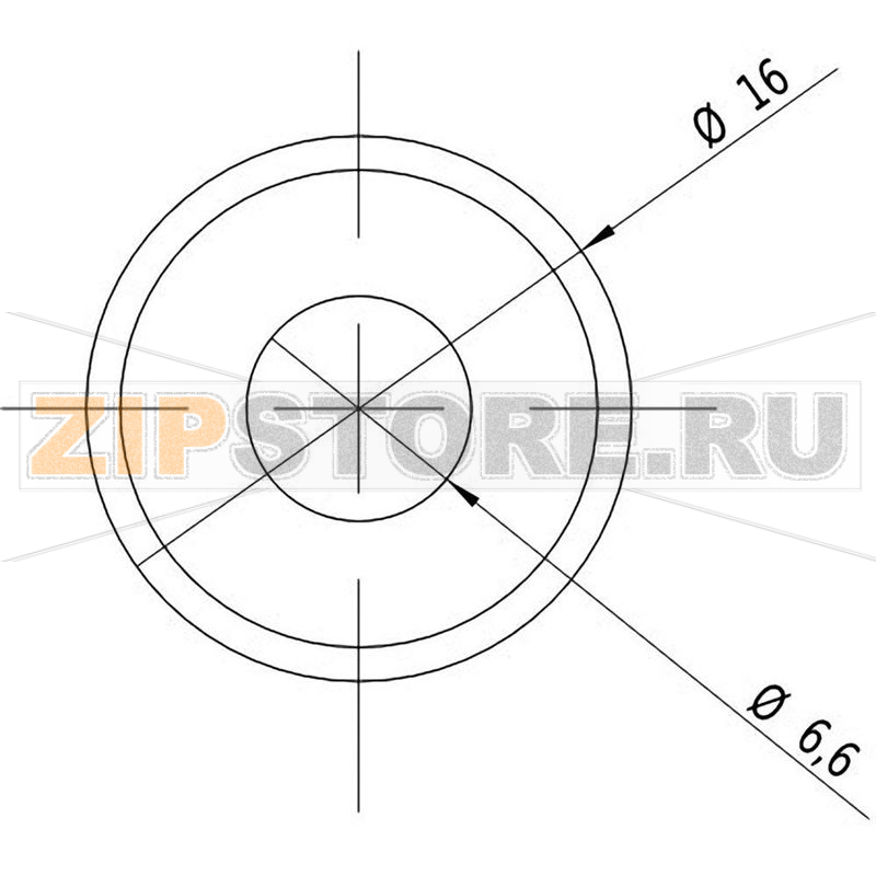 Модуль лазерный, красный, 5 МВт Picotronic CB635-5-6(16x45)-F500-PL-C1000 