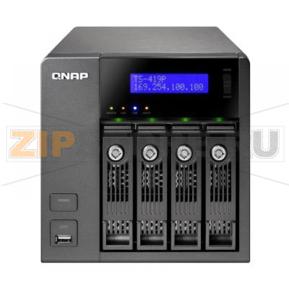Накопитель сетевой QNAP TS-419P 
