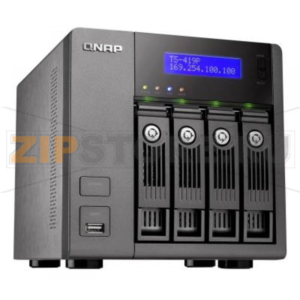 Накопитель сетевой QNAP TS-419P 