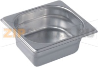 TRAY ST./STEEL GN 1/6 176x162xH65 mm