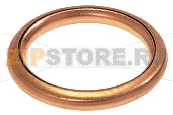 ROUND GASKET COPPER 3/8 ø 23x17x3 mm B.A 