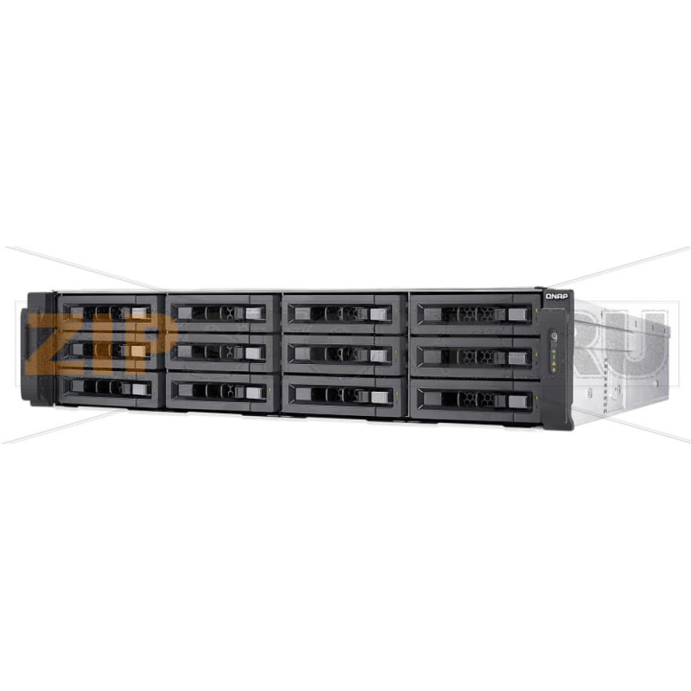 Накопитель сетевой QNAP TVS-EC1280U-SAS-RP-R2 