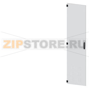 SIVACON, door, left, ventilated, IP40, H: 2200 mm, W: 500 mm, RAL 7035, Protection class 1 Siemens 8MF1250-2UT15-2BA2 