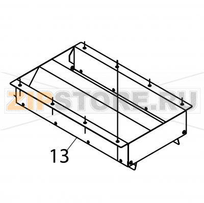 Welded dryer outlet Fagor FI-2700I Welded dryer outlet Fagor FI-2700IЗапчасть на деталировке под номером: 13Название запчасти Fagor на английском языке: Welded dryer outlet FI-2700I.