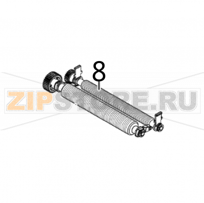 Feed roller S/A Sato FX3-LX Feed roller S/A Sato FX3-LXЗапчасть на деталировке под номером: 8Название запчасти на английском языке: Feed roller S/A Sato FX3-LX.