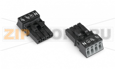 Разъем; 4-пол.; Код. A; 1,50 mm; черные Wago 890-204 Protected against mismating and maintenance-freePush-in CAGE CLAMP® spring pressure connection technology allows solid conductors to be simply pushed into a unit.Low profile with 4.4 mm pole spacingWhen assembled, the installation connectors comply with IP40 and are suitable for easily accessible areas....