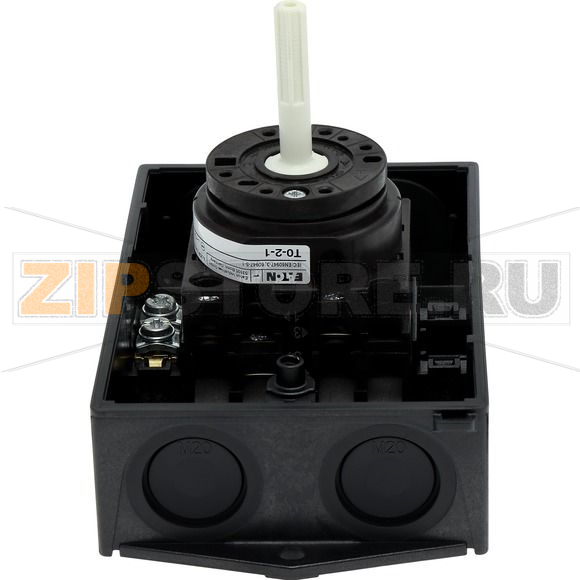 Выключатели главные, T0, 20 A, 2 модуля, 3-полюсн Eaton T0-2-1/I1/SVB-SW 