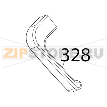 Maniglia gambo grigia Sirman Palladio 350 Maniglia gambo grigia Sirman Palladio 350Запчасть на деталировке под номером: 328