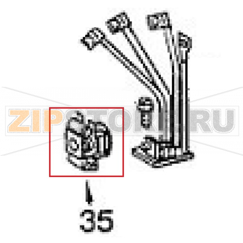 Регулятор центробежный KitchenAid 5KPM50 Регулятор двигателя для планетарного миксера KitchenAid 5KPM50Запчасть на сборочном чертеже под номером: 35