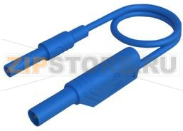 Провод тестовый 0.5 м, синий Hirschmann MAL S WS-B 50/2,5 BLUE 
