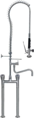 PRE-RINSE UNIT INOX 1240 mm W/TAP 