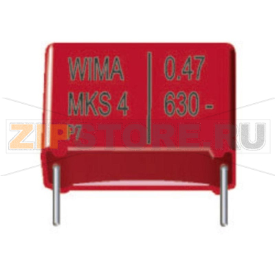 Конденсатор тонкопленочный 1 мкФ, 250 В/DC, 20 %, 15 мм, 18x8x15 мм Wima MKS4F041004F00KSSD-1 