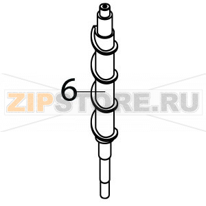 Auger Brema G 1000 Auger Brema G 1000Запчасть на деталировке под номером: 6Название запчасти Brema на английском языке: Auger G 1000.