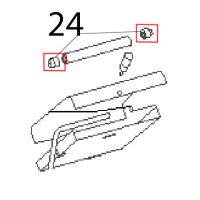 Handle tip Roller Grill Majestic