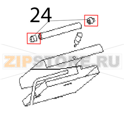Handle tip Roller Grill Majestic Handle tip Roller Grill MajesticЗапчасть на деталировке под номером: 24