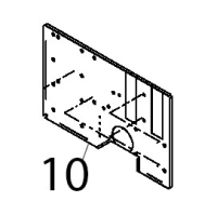 Piastra supporto componenti cassetta elettrica Teikos TS603