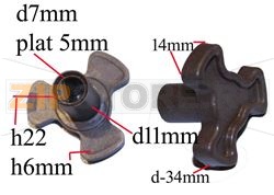 CROCIERA ROLLER PIATTO CANDY 49006055 