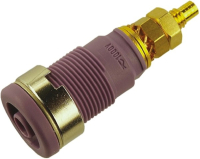 Штекер 4 мм, 32 A, 1000 В/AC/DC, фиолетовый Hirschmann 972354109