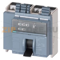 fixed-mounted molded case circuit breaker w. handle frame 1600; 4AUX and trip alarm switch S24; Icu "H" Icu=85kA @ 415V, 4-pole, right ETU350, LSI, In=1600A rotary coding switch Ir=640...1600A Isd=1...10xIn, Ii=1.5...15xIn N conductor protec. adjustable O