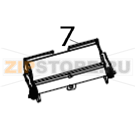 Kit Y roller Zebra ZXP 8 Kit Y roller Zebra ZXP 8Запчасть на деталировке под номером: 7