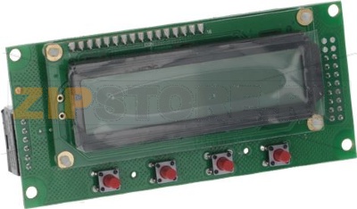 SCHEDA PULSANTIERA DISPLAY 4 TASTI 