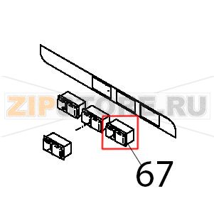 Pulsante avvio ciclo domino Teikos TS983 Pulsante avvio ciclo domino Teikos TS983Запчасть на деталировке под номером: 67