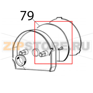 Rear cover picture Ugolini MT 1 Rear cover picture Ugolini MT 1Запчасть на деталировке под номером: 79