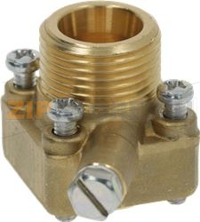 VERTICAL FLANGE ø 12/10 mm 