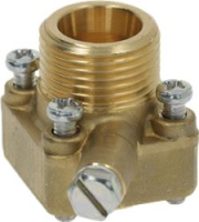 VERTICAL FLANGE ø 12/10 mm
