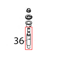 Perno inox girante lavaoggetti Vortmax DDM 660