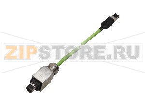 Аксессуар Connection cable ICZ-AIDA2-V45-5M-PUR-V45-G Pepperl+Fuchs Описание оборудованияConnecting cable RJ-45 to RJ-45, PUR cable 4-pole, CAT5e