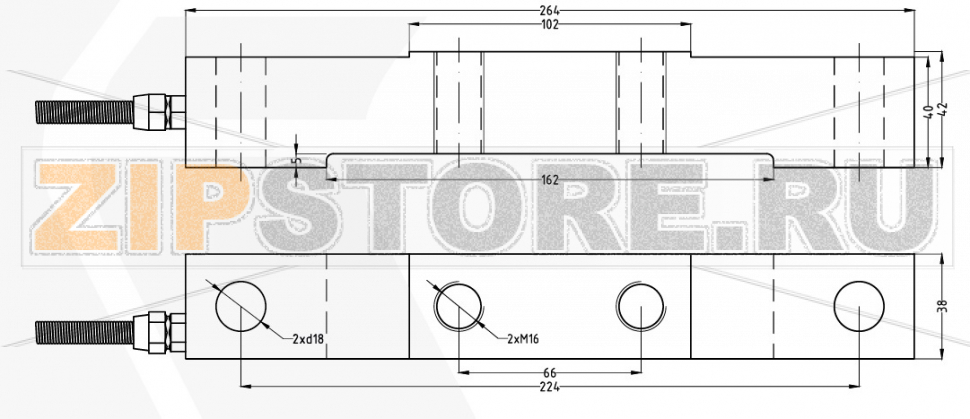 Тензодатчик без узла встройки Keli BTQ 3t 