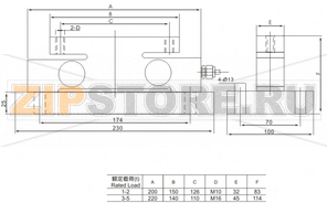 Тензодатчик с узлом встройки Keli QSG 10t 